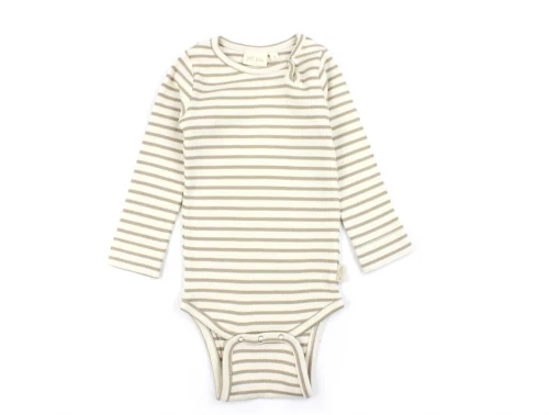 Petit Piao simply taupe stribet body